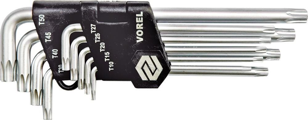 VOREL TORX 9 db-os kulcskészlet Torx kulcs készlet
