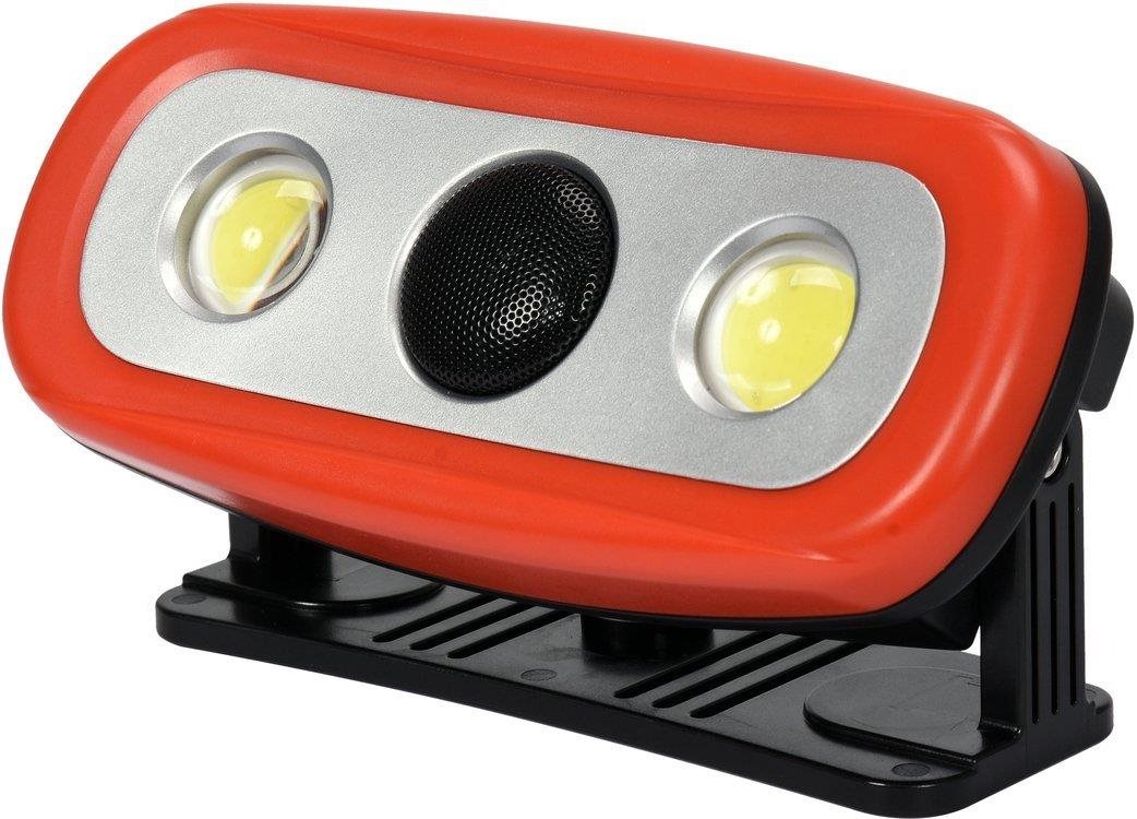 YATO Munkalámpa hangszóróval, 2× 15 W, IP44 LED világítás