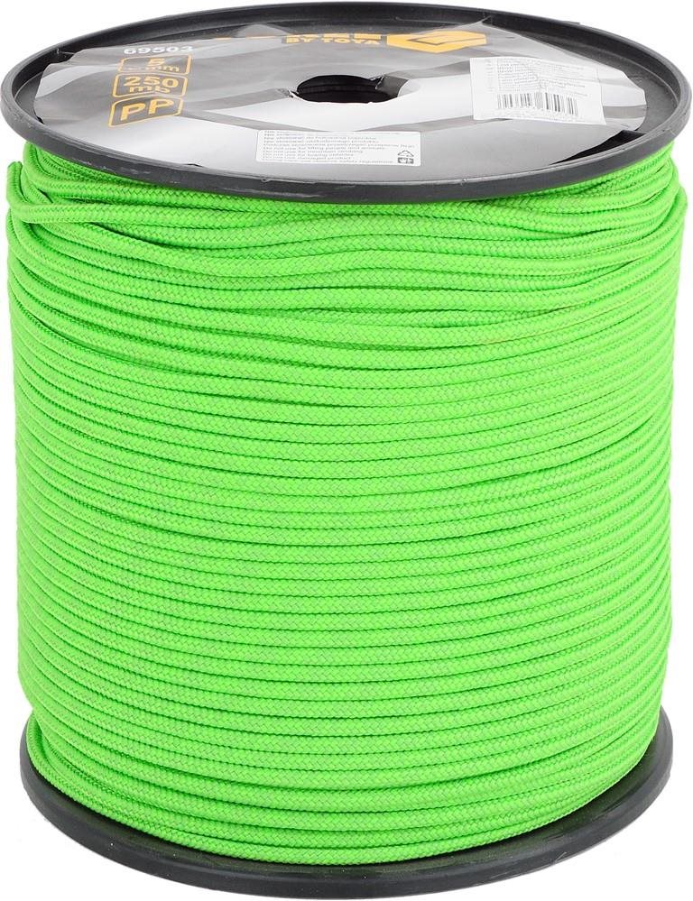 VOREL Lano pletené 5 mm × 250 m PP Lano