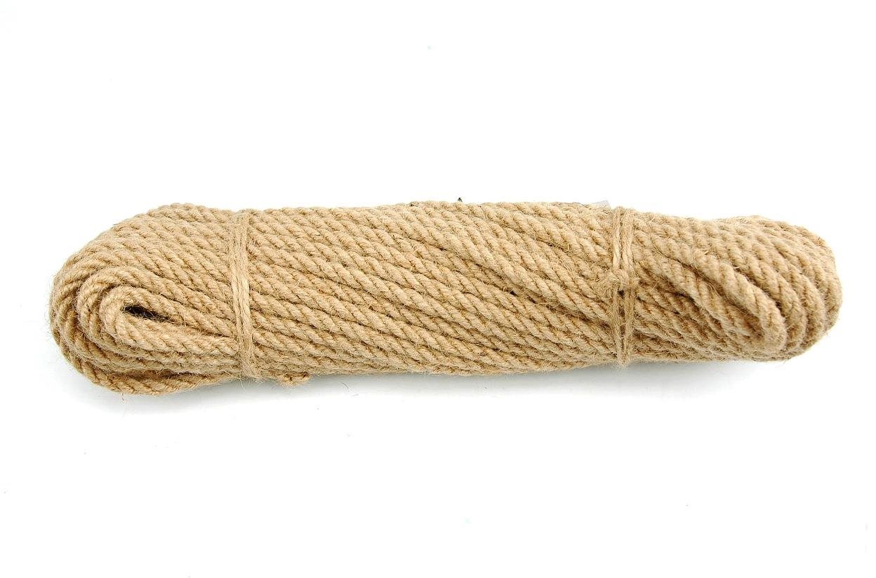 VOREL Csavart jutakötél 10 mm x 10 m Kötél