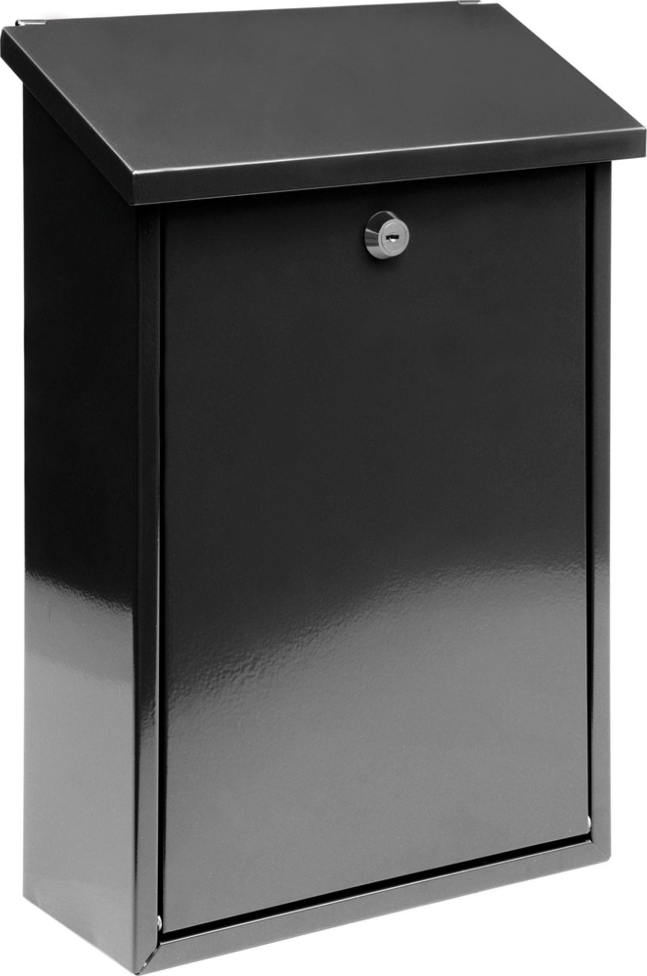 VOREL Postaláda, 400×250×100 mm, fekete Postaláda