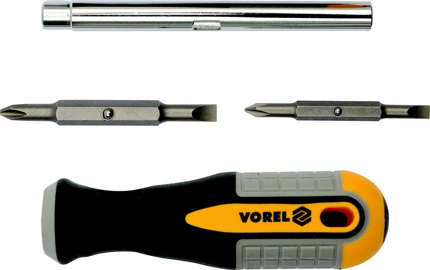 VOREL csavarhúzó kétoldalas hegyekkel 6 db Csavarhúzó