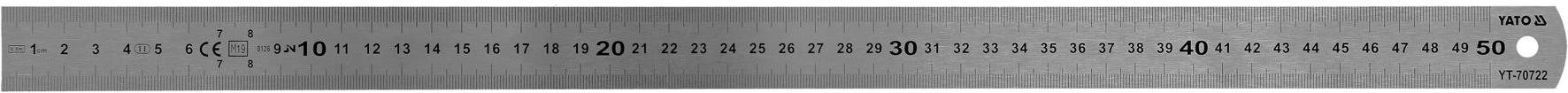 YATO Rugalmas acélvonalzó 500 mm Vonalzó