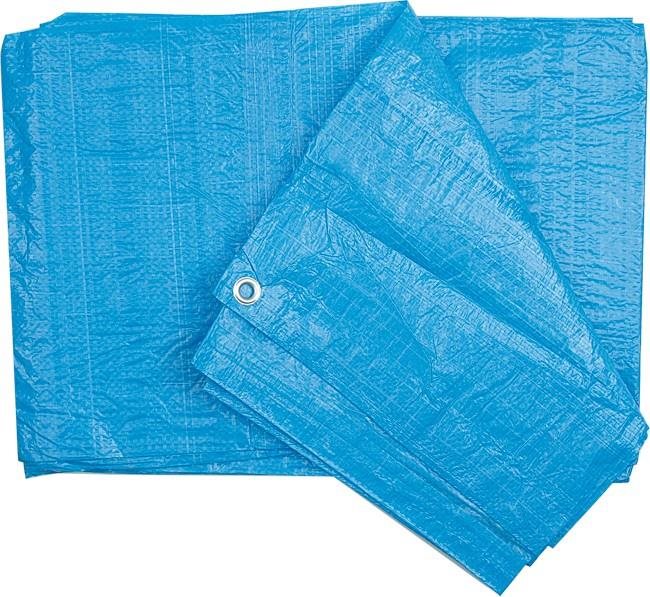 VOREL ponyva, PP + PE, 8 x 12 m, 90 g/m2, kék Takaró ponyva
