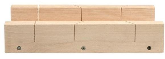 VOREL Szögvágó állvány 450 x 110 mm fából készült Gérvágó láda