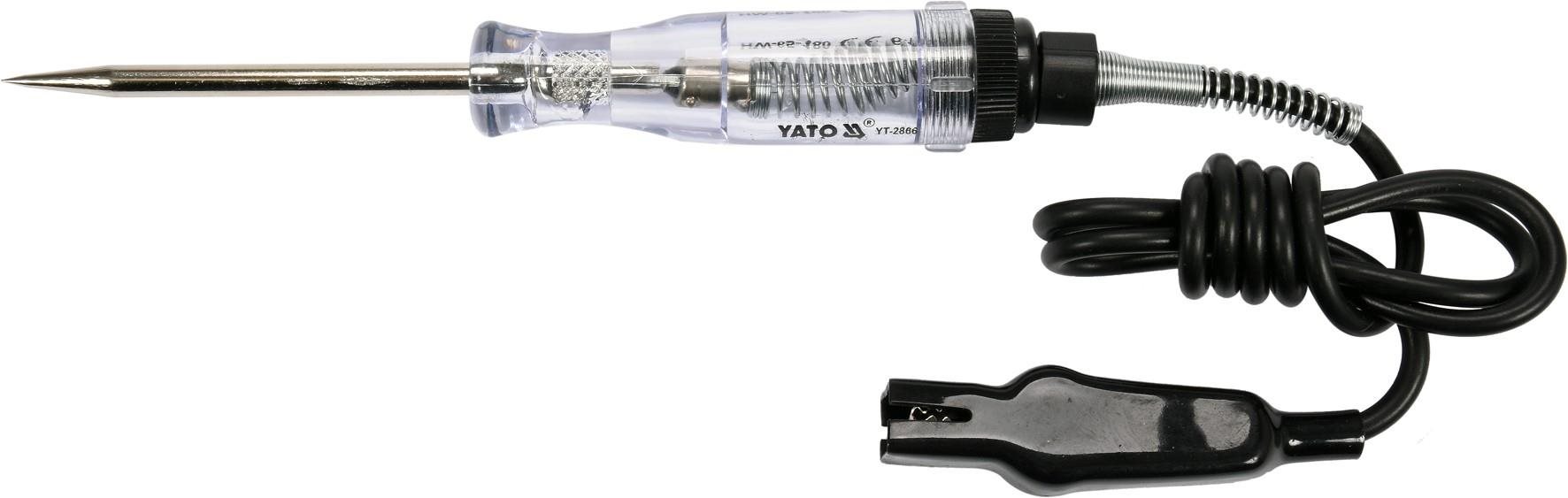 YATO Skúšačka napätia 6 – 12 V kábel 90 cm Skúšačka napätia