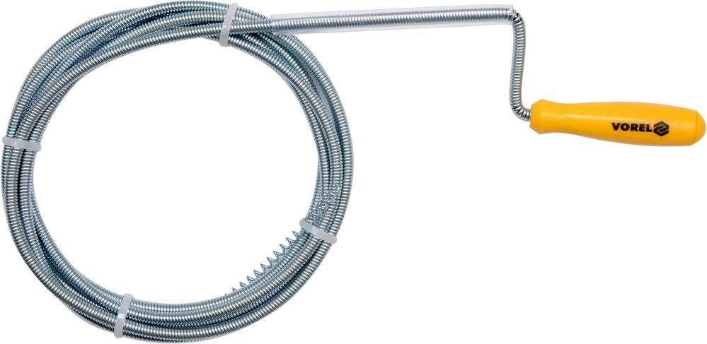 VOREL Špirála kanalizačný priemer 6 mm, 3 m Čistič odpadov