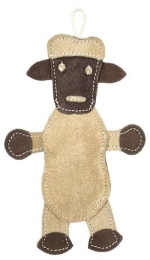 Cobbys Pet Ovečka 20 × 12 cm prírodná koža Hračka pre psov