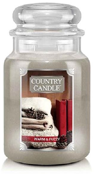 Country Candle Svíčka ve skleněné dóze, Hřejivý a huňatý, 680 g...