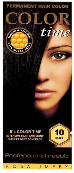 COLOR Time 10 Čierna 100 ml Farba na vlasy