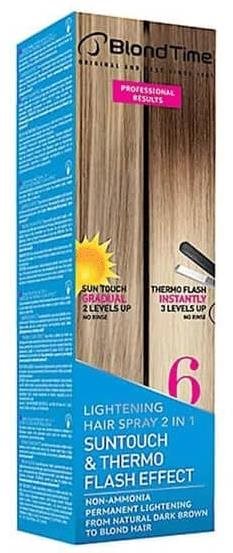 BlondTime 6 odfarbujúci sprej na vlasy 2 v 1 200 ml Zosvetľovač...