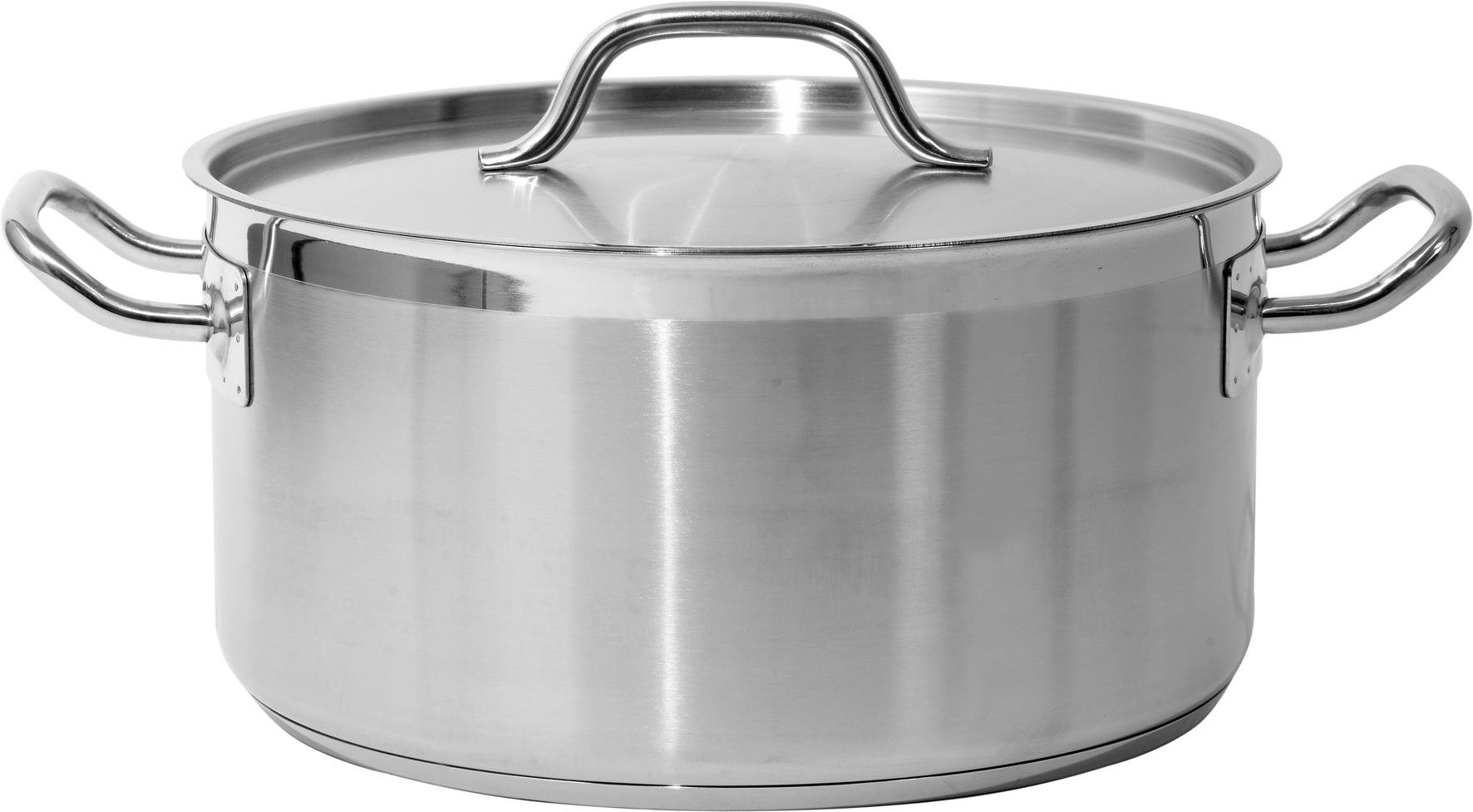 YATO nízky s pokrievkou NEHRDZAVEJÚCA OCEĽ 32 × 16 cm 12,9 l Gastro...