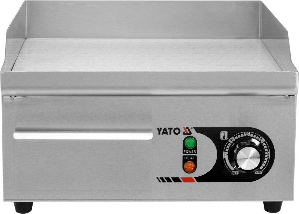 YATO Grilovací deska hladká 2000W 360mm Elektrický gril