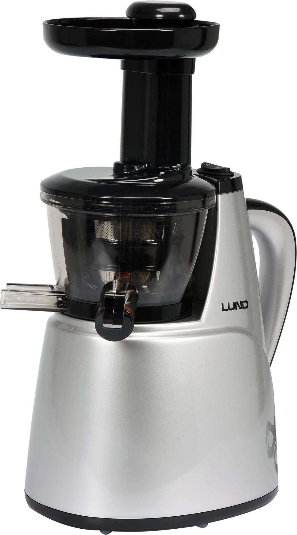 LUND Nízkootáčkový odšťavňovač 150 W SILVER Odšťavovač