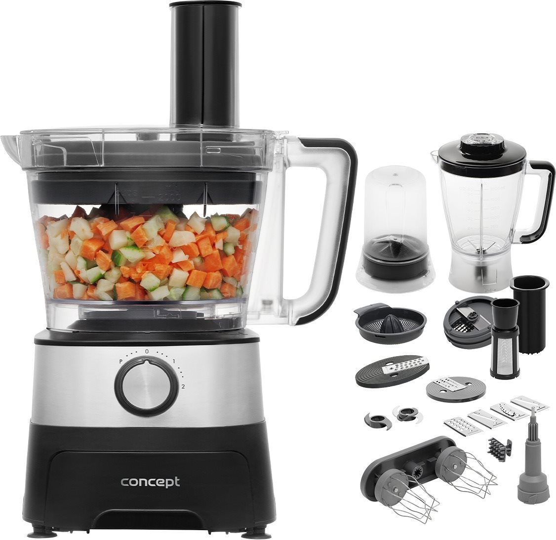 Concept RM3000 Food Processor 800W CUBE Konyhai robotgép