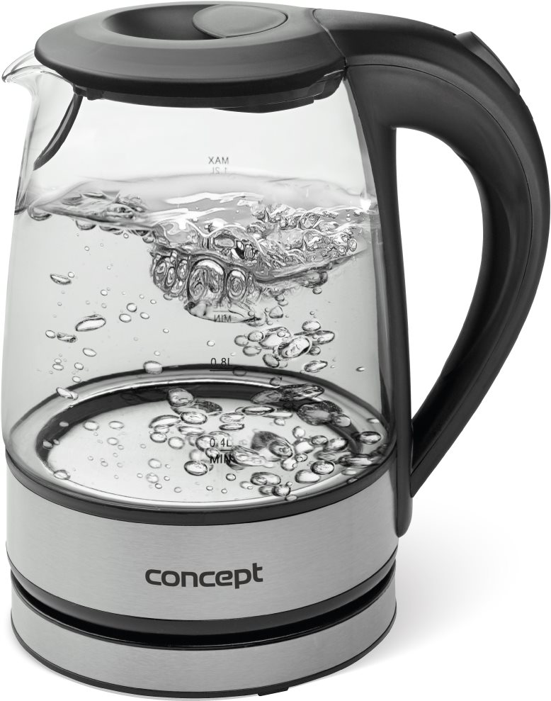 Concept RK-4900 sklo a nerez 1.2 l Rychlovarná konvice