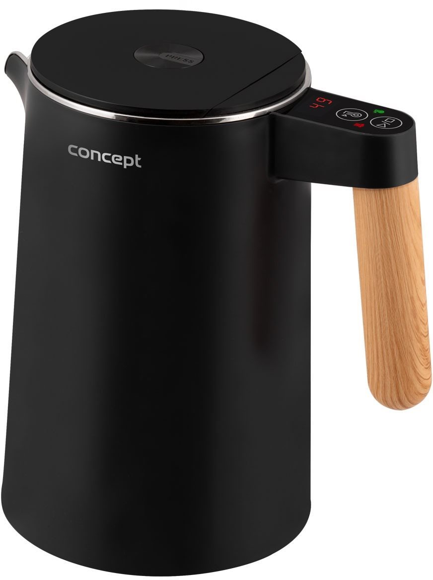 CONCEPT RK3301 1,5 l Salt & Pepper čierna Rýchlovarná kanvica
