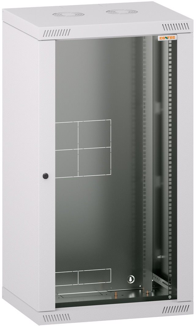 Conteg RQN-21-60/45 - 19" nástěnný rozvaděč 21U, 572 × 450 mm, šedý...