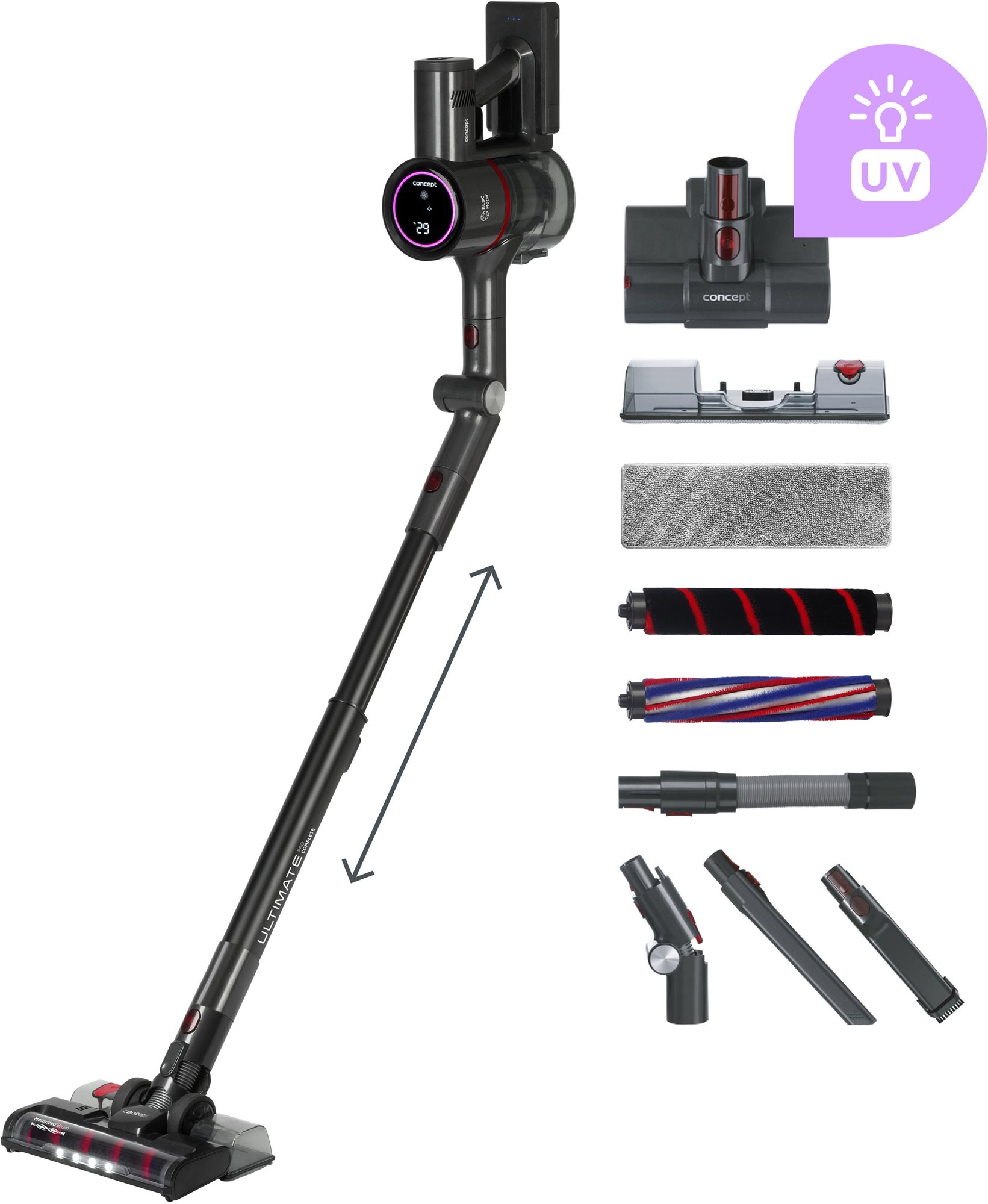 Concept VP6250 4 v 1 ULTIMATE Pro Tyčový vysávač