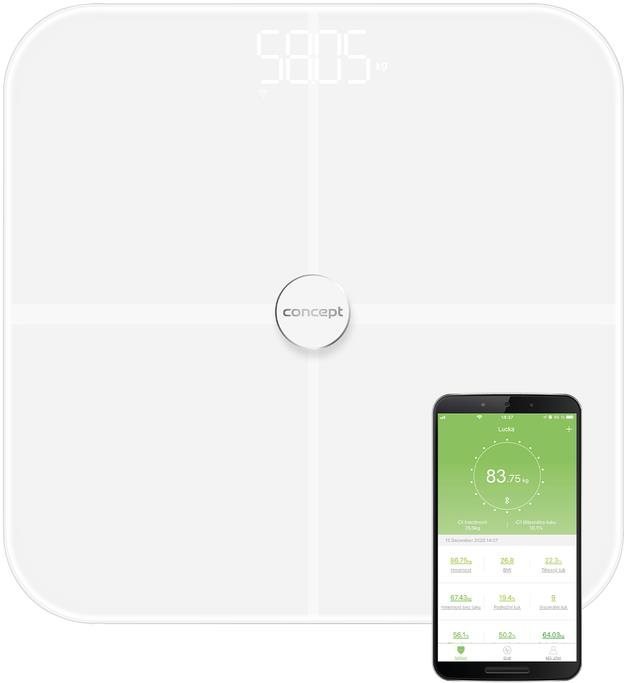 Concept VO4010 Osobná váha diagnostická 180 kg PERFECT HEALTH,...