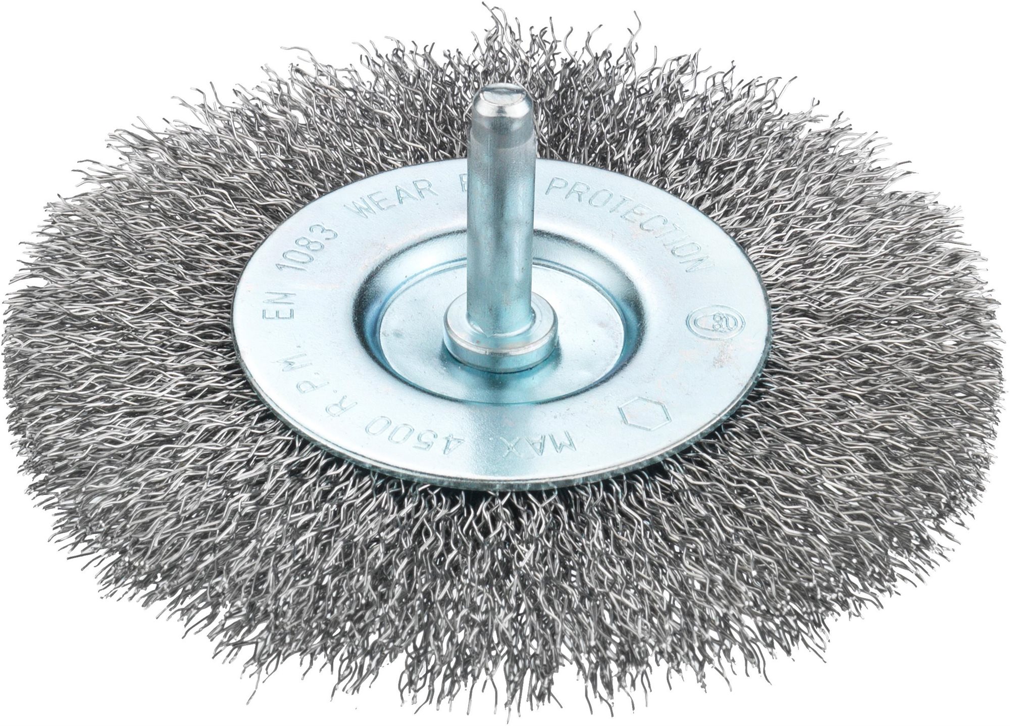 CONNEX Okružná kefa 100 × 10 mm oceľ, 6 mm Brúsna kefa