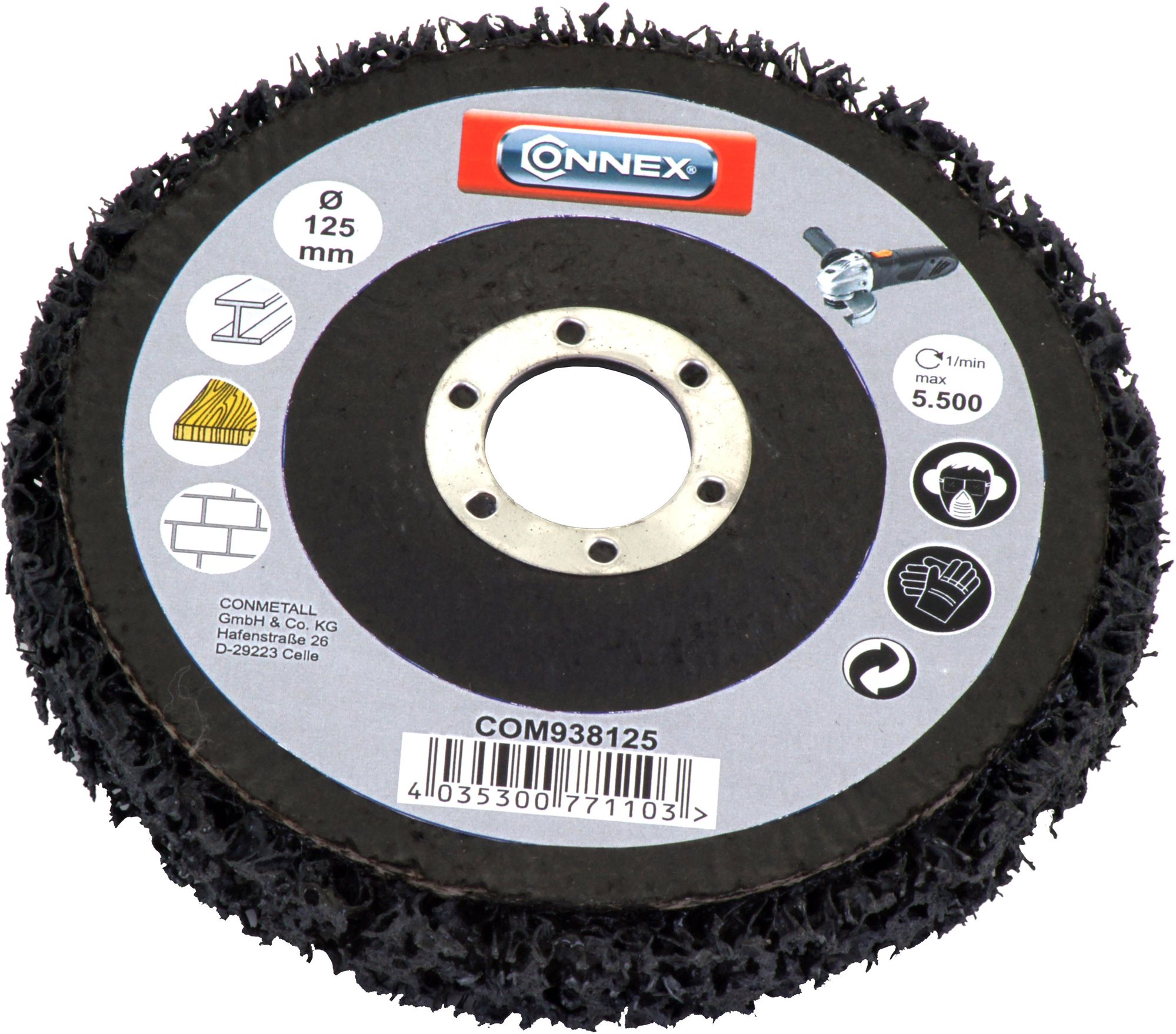 CONNEX univerzális tisztítókorong 125 mm Csiszolókorong
