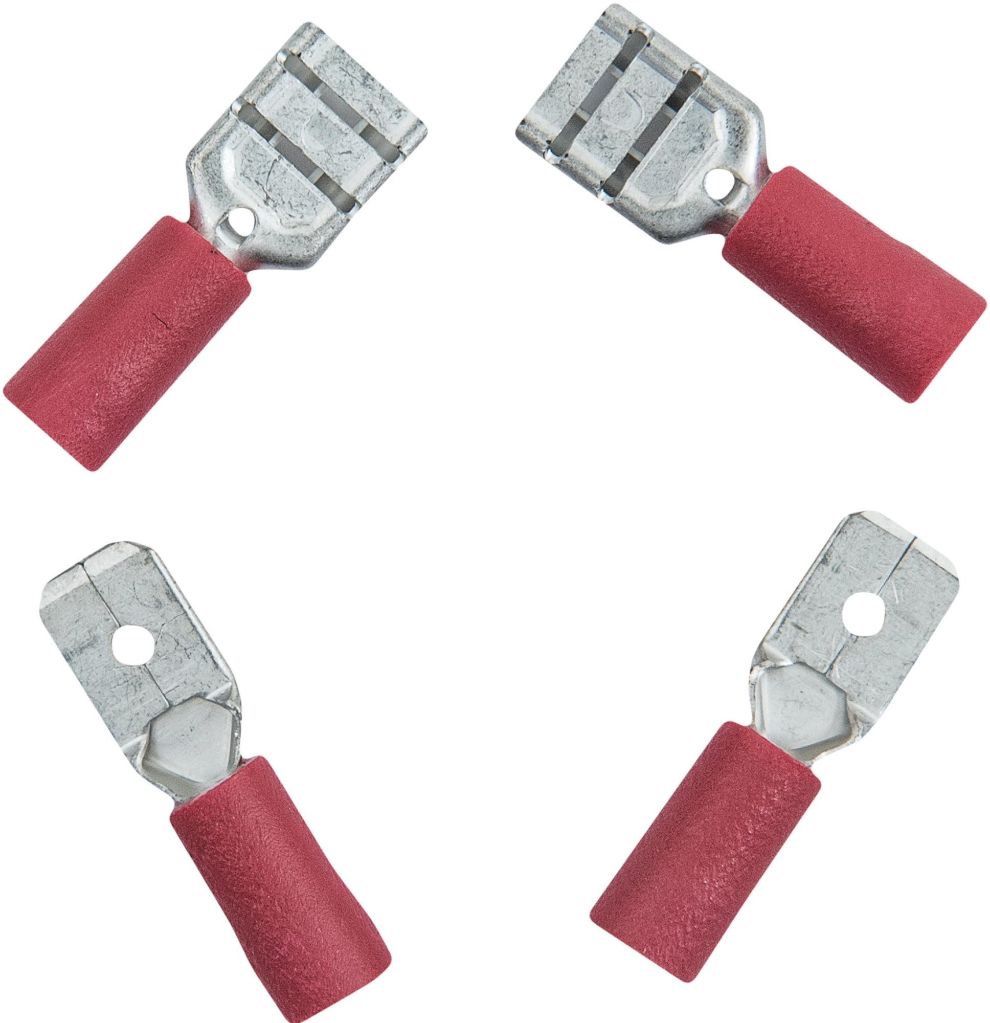 CONNEX 6,3 mm-es lapos csatlakozókészlet, 10 db, piros Csatlakozó