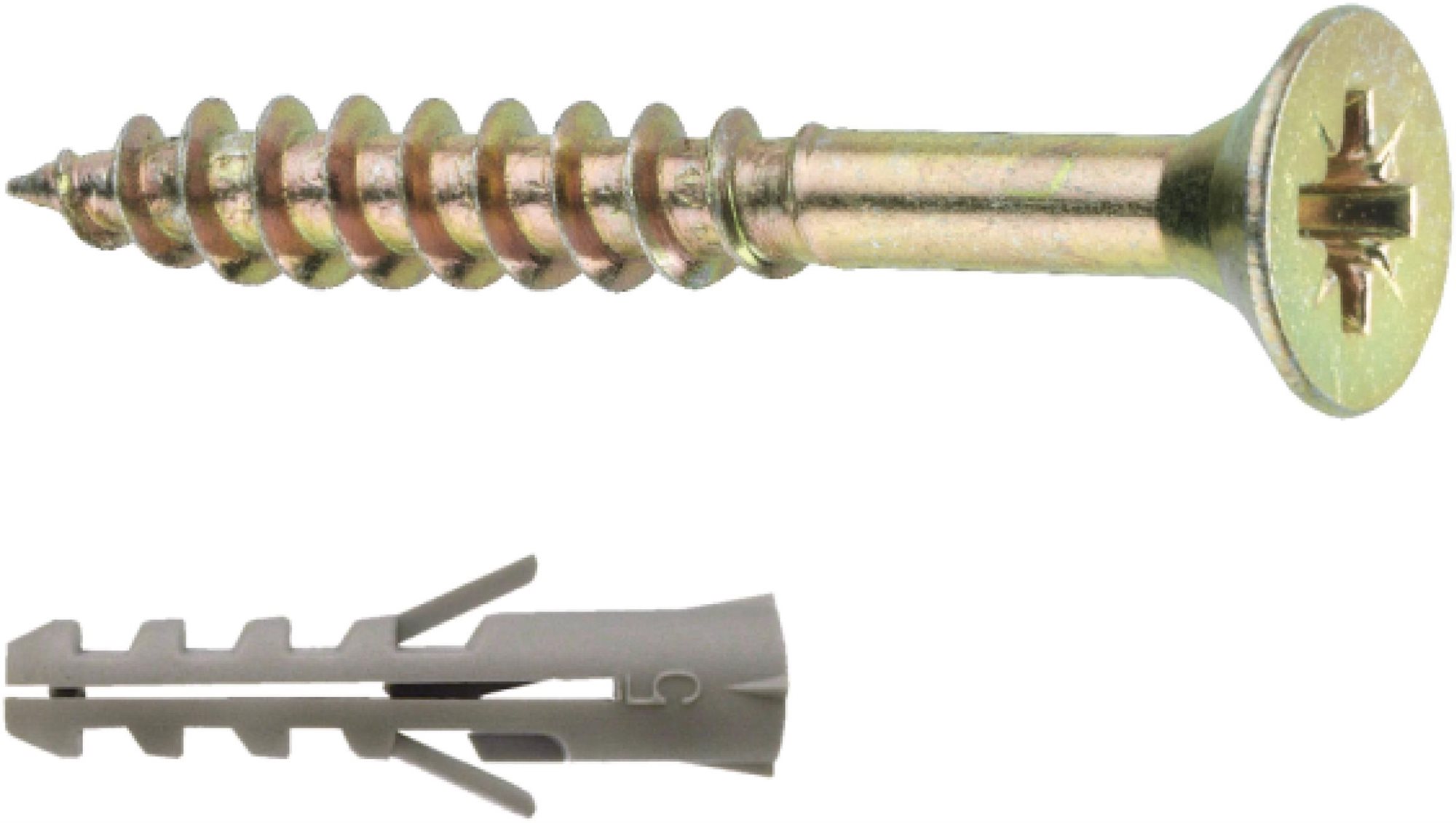 CONNEX 6,0 × 80 mm-es PZ univerzális csavarok és dübelek készlete,...