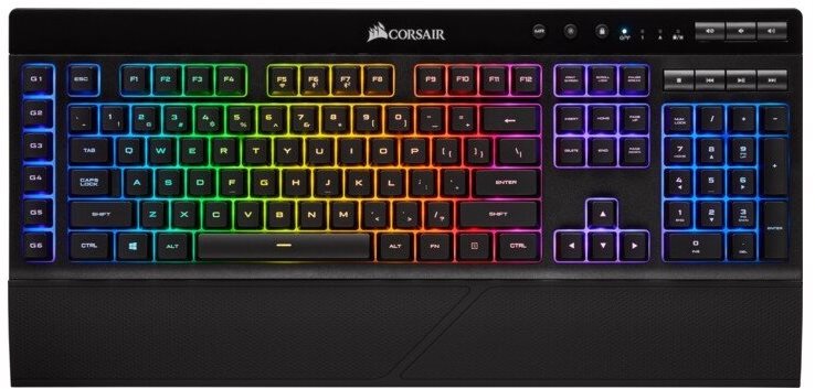 Corsair K57 RGB Wireless - US Gaming Keyboard