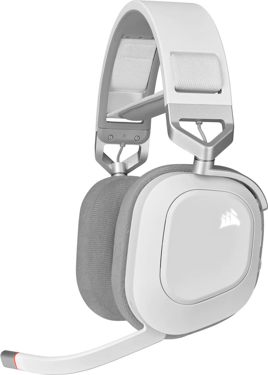 CCorsair HS80 RGB Wireless White Gamer fejhallgató