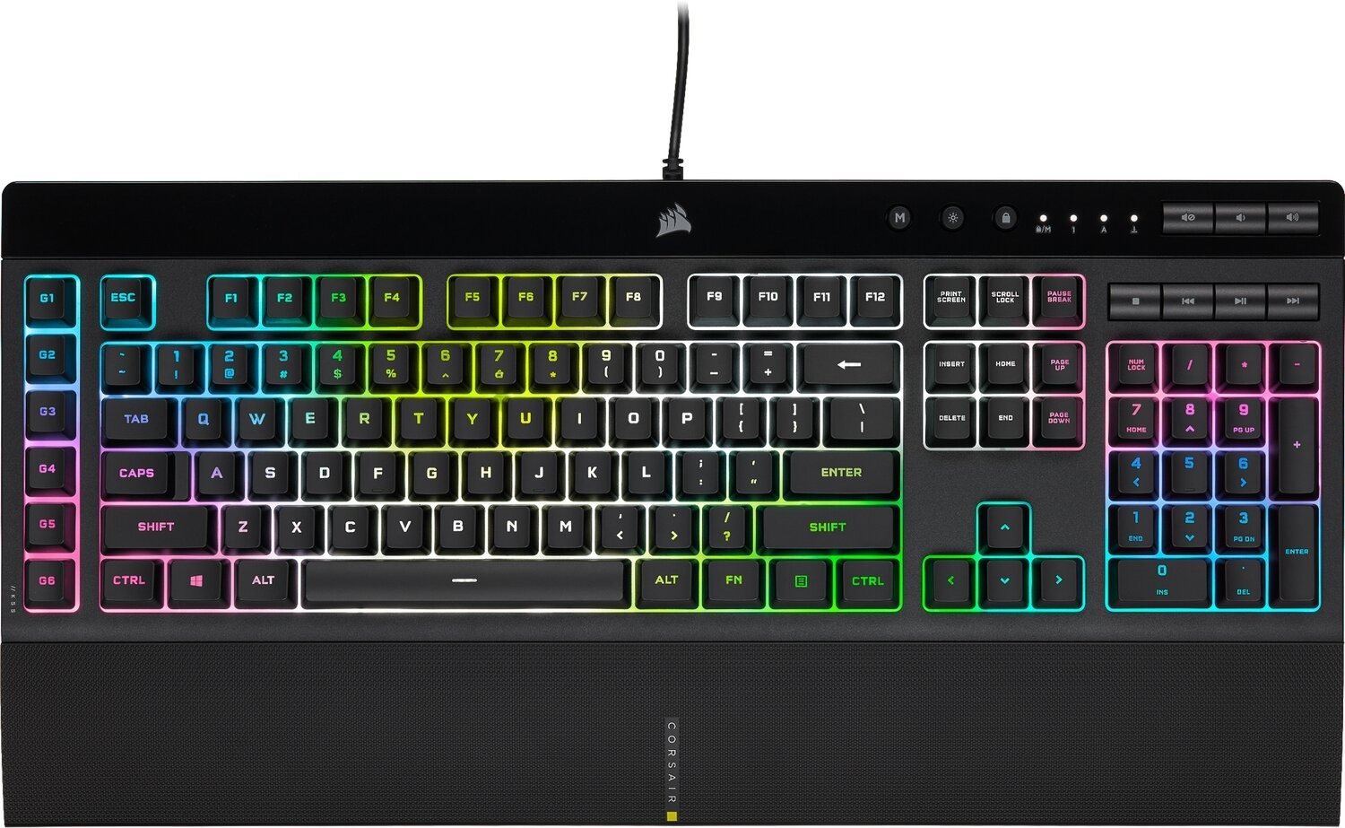 Corsair K55 PRO XT RGB - US Gaming Keyboard
