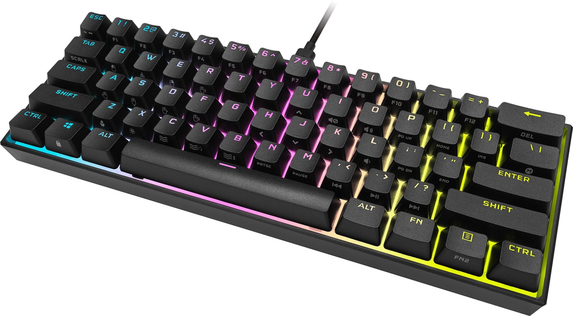 Corsair K65 Mini RGB Cherry MX Red - US Gaming Keyboard