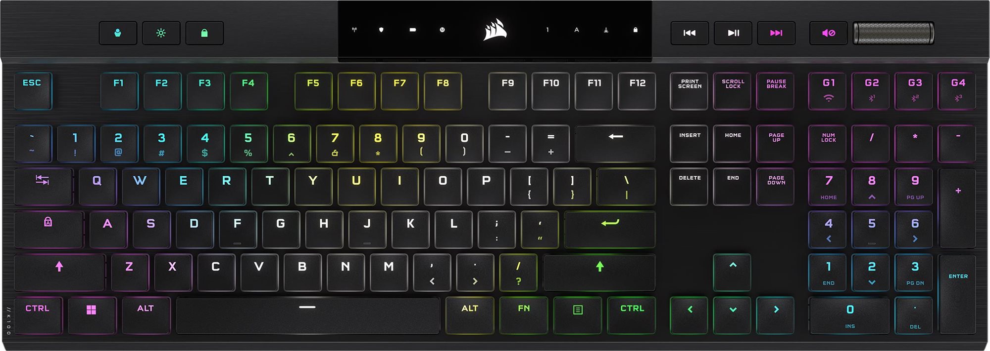 Corsair K100 AIR Wireless RGB – US Herná klávesnica