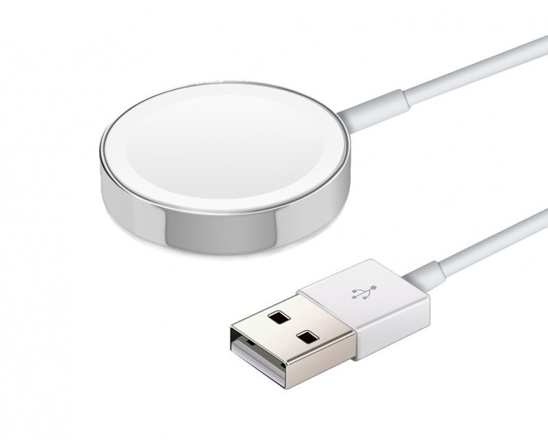 COTEetCI Magnetic Charger for Apple Watch 2m, White Wireless Charger