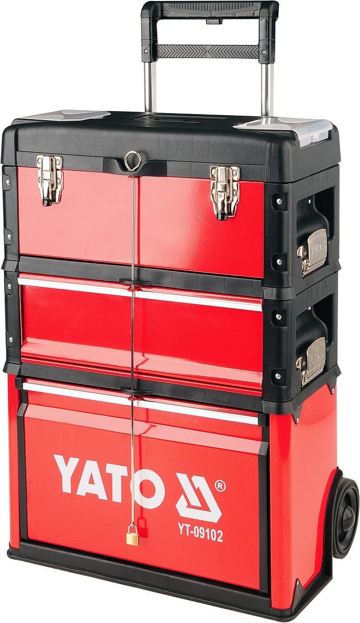 Yato Vozík na náradie 3 sekcie, 1 zásuvka Kufrík na náradie
