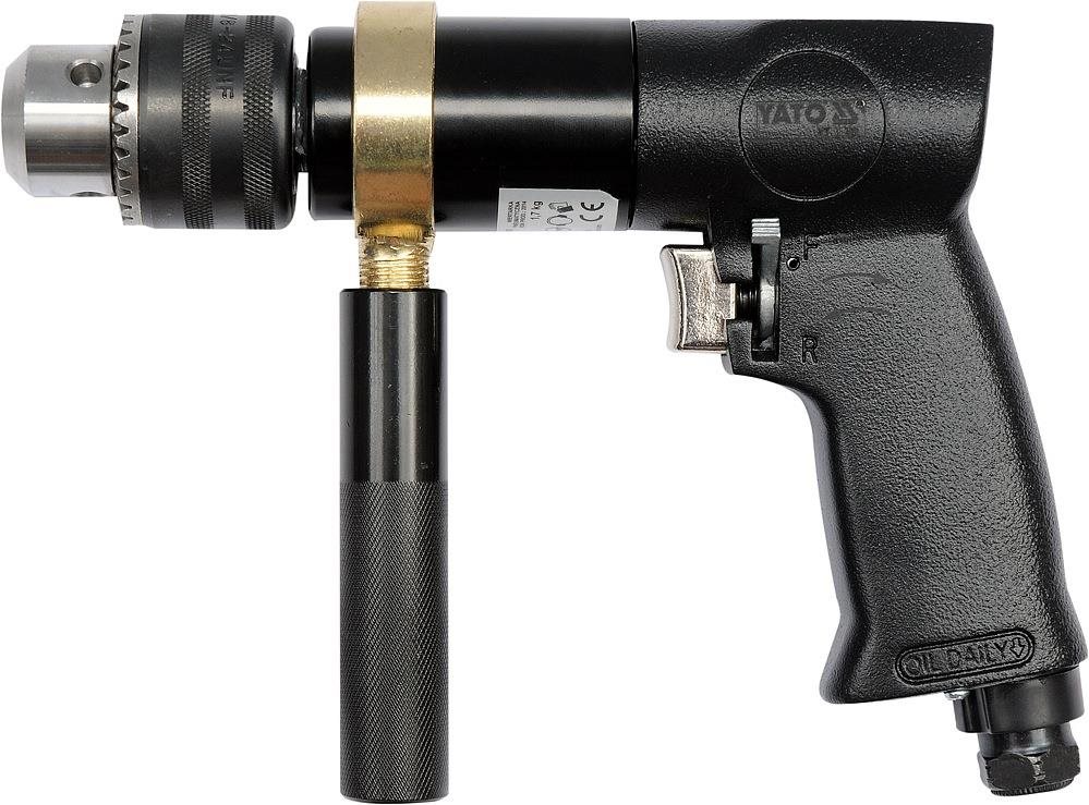 Yato Vŕtačka ručná vzduchová 10 mm 1/4" 198 l/min, 1,7 kg Vŕtačka