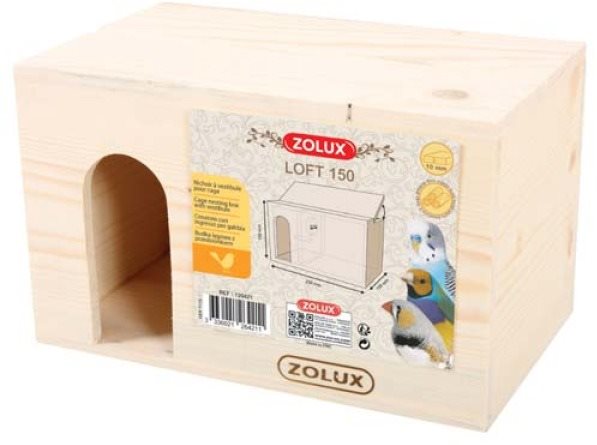 Zolux Búdka hniezdiaca pre vtáky 250 × 150 × 150 mm Vtáčia búdka