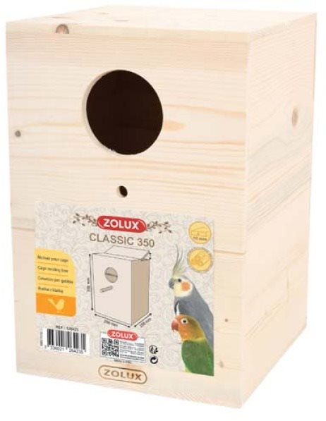 Zolux Búdka hniezdiaca pre vtáky 250x250x350mm Vtáčia búdka