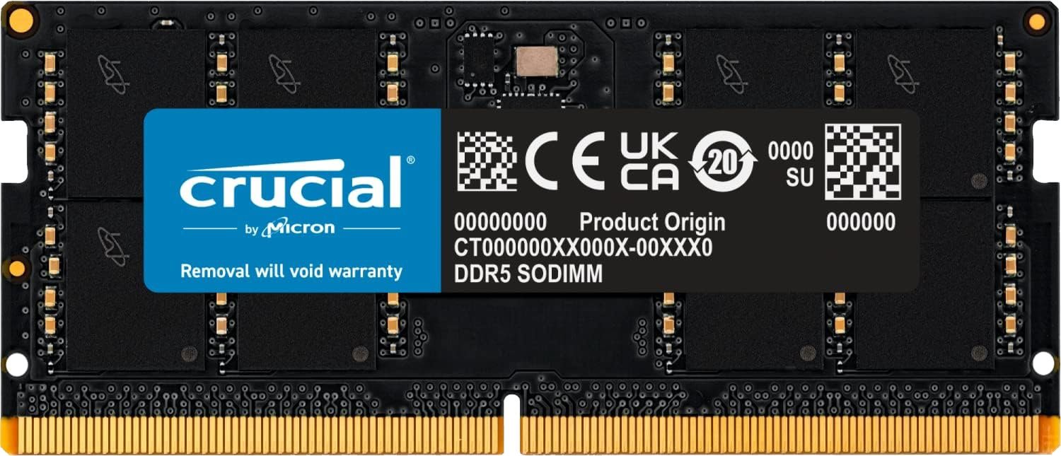 Crucial SO-DIMM 8GB DDR5 5600MHz CL46 RAM memória