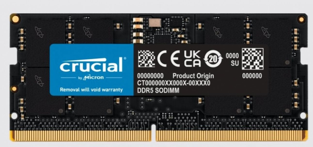 Crucial SO-DIMM 32GB DDR5 5600MHz CL46 RAM memória