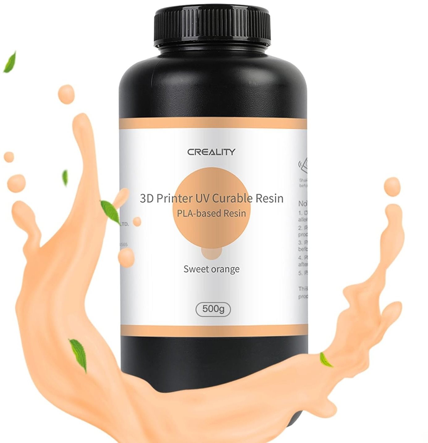 Creality Plant-based Orange 0.5 kg UV resin
