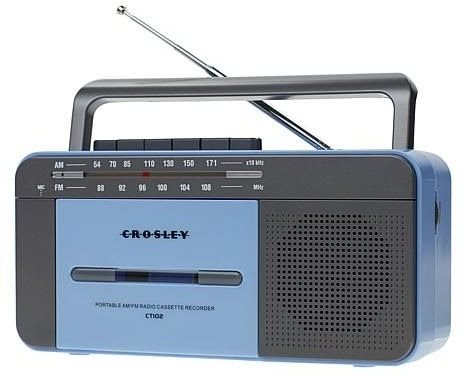 Crosley CT102A - Kék Rádiómagnó