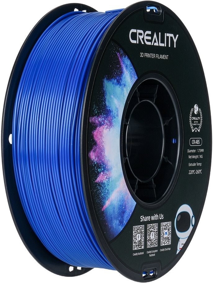 Creality 1,75mm ABS black neutral tray - 1kg, kék Filament
