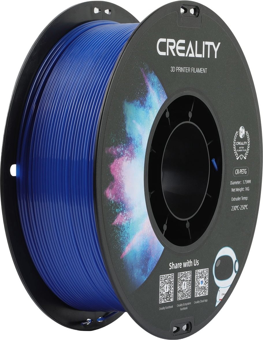 Creality 1,75 mm PETG black neutral tray 1 kg Modrý Filament
