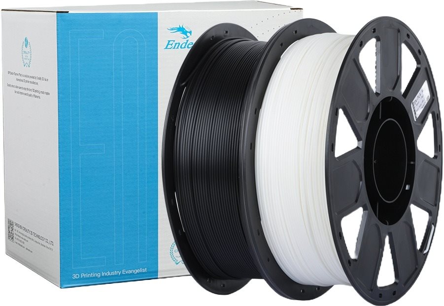 Creality 1,75mm PLA black neutral tray - 2× 1kg, fekete-fehér...