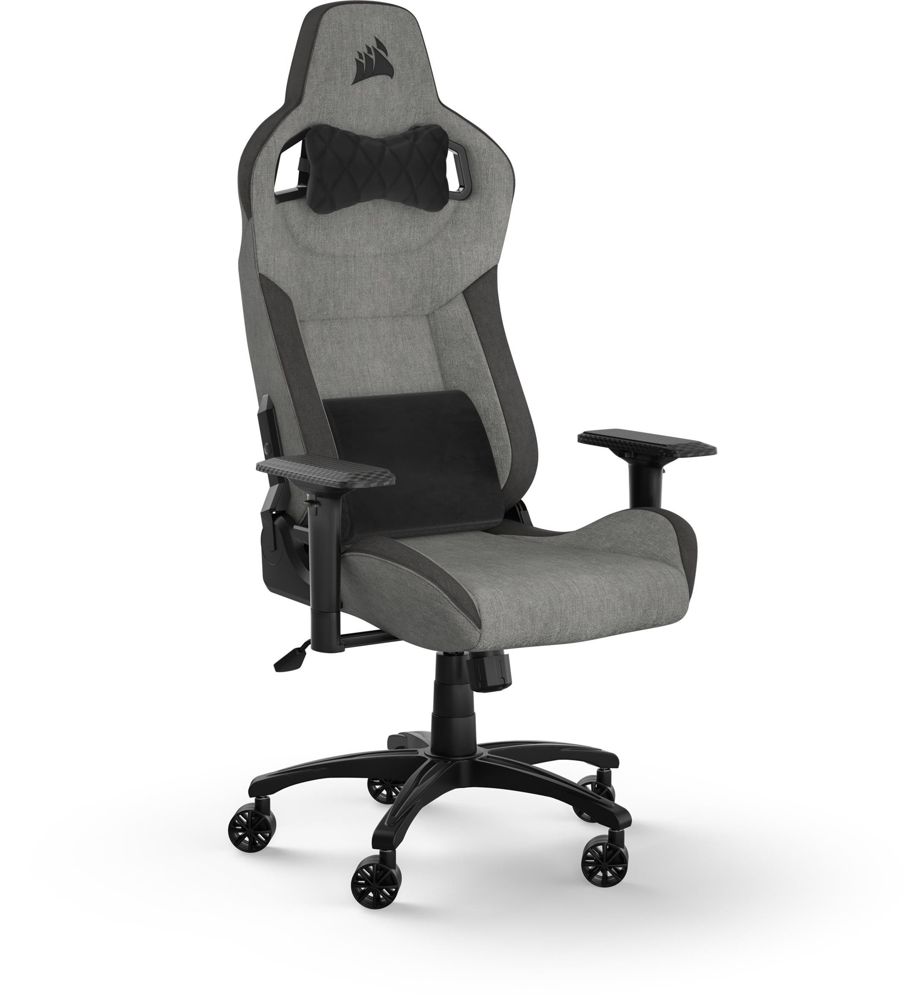 Corsair T3 RUSH (2023) Fabric Grey and Charcoal Gamer szék