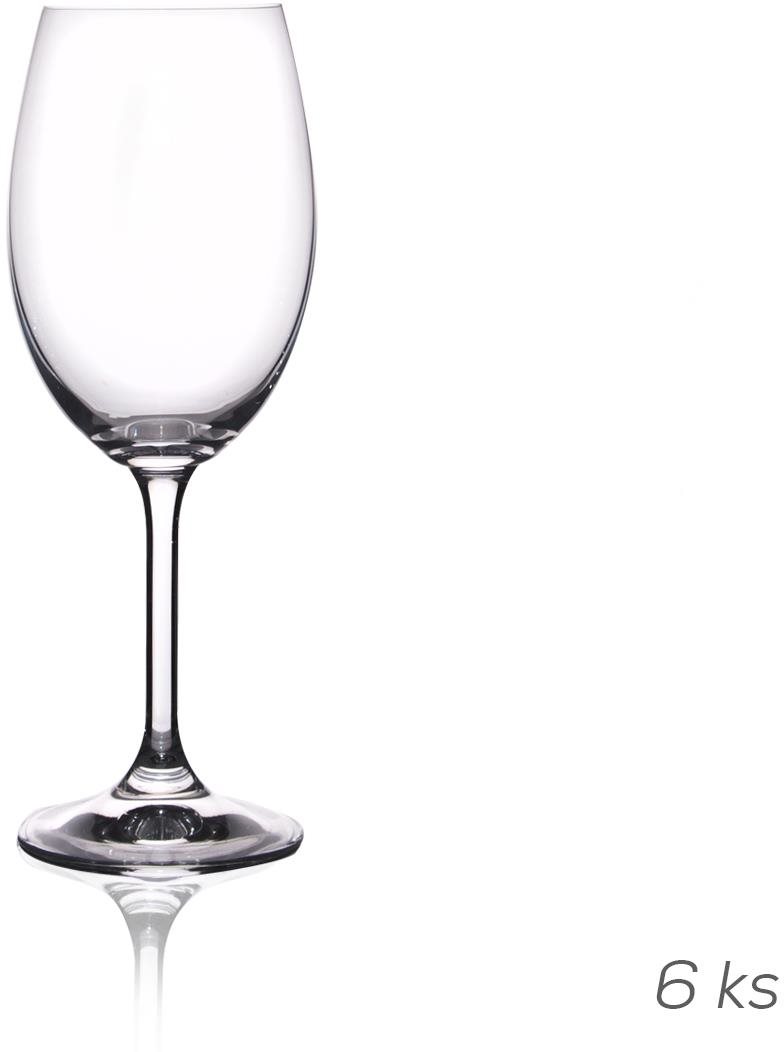 Crystalex poháre na víno LARA 250 ml 6 ks Pohár