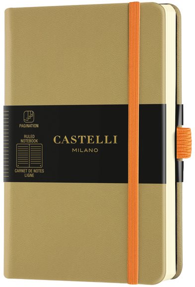 CASTELLI MILANO Aqua Olive, veľkosť S Zápisník