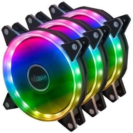 AKASA ARGB Kit - 3x Akasa Vegas AR7 LED 12cm/AK-FN107 PC Fan