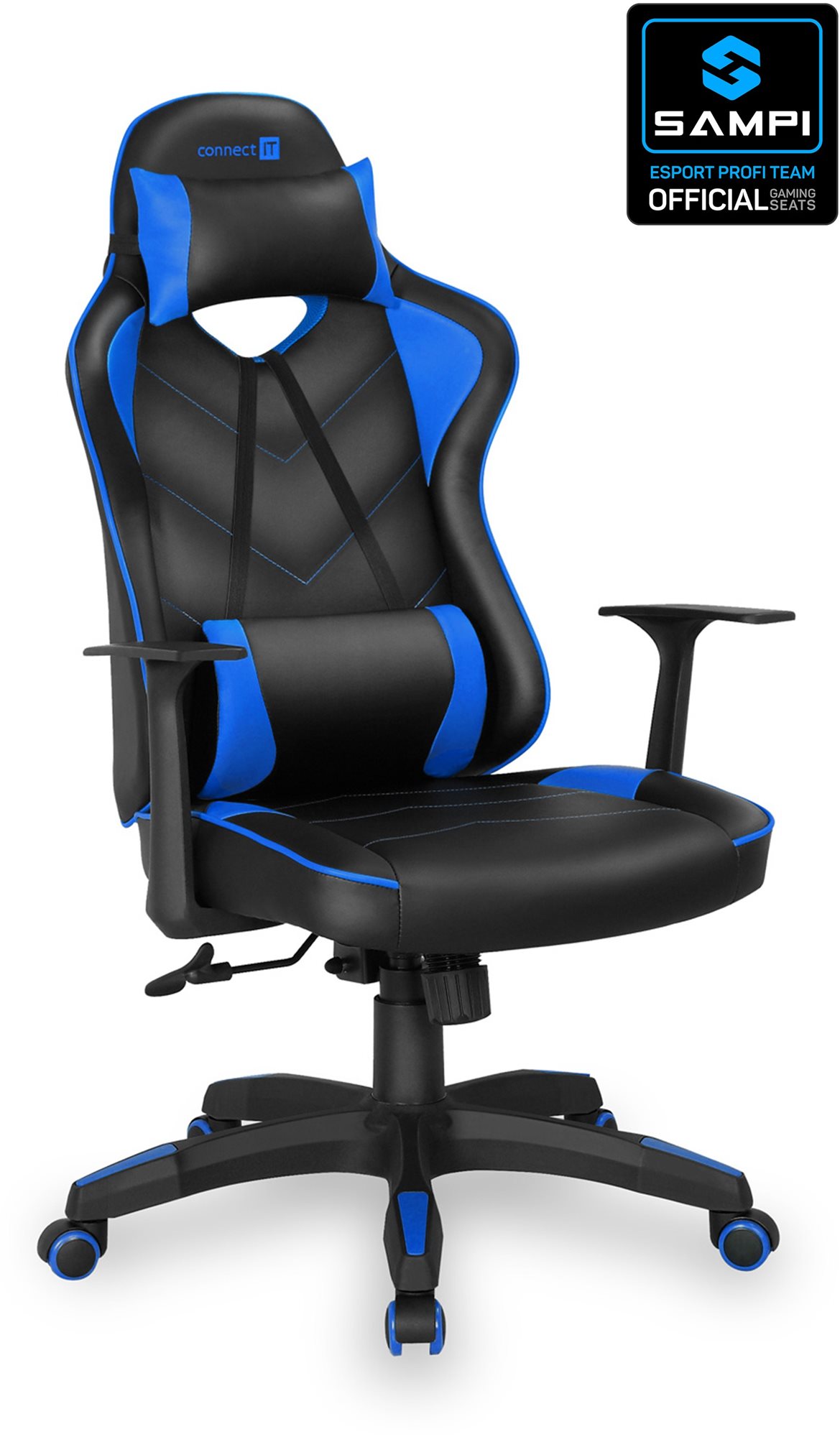 CONNECT IT LeMans Pro CGC-0700-BL, blue Herná stolička